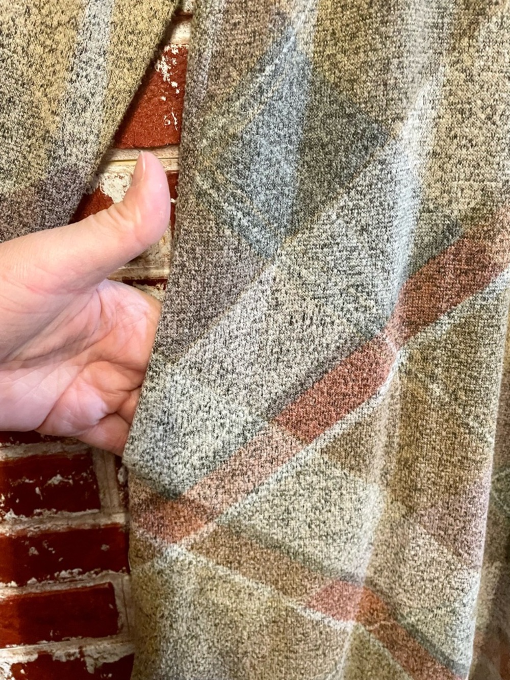 Soft Surroundings Bonnie Plaid Topper XL Cardigan. Light Academia Cottagecore. - Picture 7 of 12